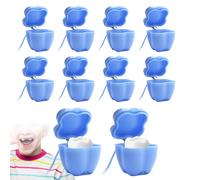 Portadientes Para Dientes De Niños - PP Con Cordón De 10 Piezas | Contenedor Para El De Los Dientes Perdidos De Niños | Para Cumpleaños Navidad Organización Colección Niñas Bebé Hogar Guarder