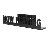 Portadischi, Porta CD in vinile e porta documenti in acrilico montato a parete, multicolore(Black)