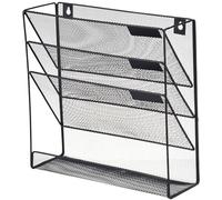 Portadocumenti A Parete - Organizzatore Di Posta A Parete, Scrivania Portariviste In Rete , Portadocumenti Multilivello Con 4 Tasche A4 Verticale, Organizer Per Carta Postale Per Documenti, C