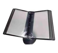 Portadocumenti a ribalta da parete in PVC opaco da scrivania | Riferimento for ufficio multicolore: 10 tasche espositive A4(B)