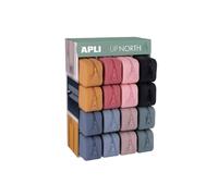 Portadocumenti Apli Up North Silicone Colori Misti 75x185x55 mm