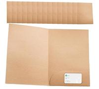 Portadocumenti Carta e Kraft YIDM 15 Pcs Cartelline con Tasche per Ufficio, Scuola, Casa e Riunioni
