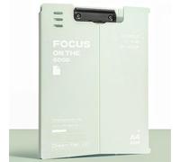 portadocumenti Cartella portadocumenti, cartella portadocumenti pieghevole A4 con clip in metallo, cartelle portadocumenti, for scuola infermieristica, ufficio cartella documenti(Groen,Horizontal)