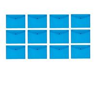 Q Connect - Cartellina in polipropilene, formato A4, colore: blu