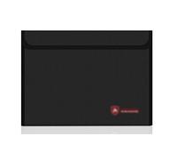 Portadocumenti con cerniera, borsa portadocumenti, organizzazione documenti di viaggio, busta portasoldi(Black)