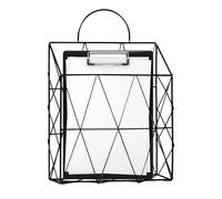 Portadocumenti da Parete - Archivio Documenti - Portaoggetti Verticale Per Scaffale Da Esposizione E Archiviazione Con Scaffalatura In Filo Metallico Per Casa Scuola Bagno Camera Da Letto