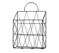 Portadocumenti da parete - Portariviste in filo metallico | Organizer decorativo da parete, espositore verticale per mensole in filo metallico elegante per casa, camera da letto, bagno
