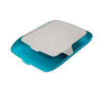 Portadocumenti da Scrivania Leitz Cosy con Organizzatore Blu