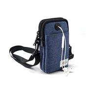 Portadocumenti da viaggio, Borsello da Collo Impermeabile Custodia Porta Passaporti Famiglia, Portafoglio Documenti & Organizer per Carte di Credito, Carte d'Identità, Biglietti Aerei, Denaro (Blu)