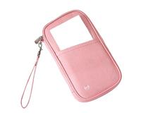 Portadocumenti Da Viaggio Con Blocco Con Cerniera Antipioggia E Slot Per Carta D'imbarco Dedicato Per I Che Bloccano La Copertina Del Passaporto