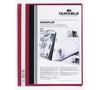 Portadocumenti Durable DURAPLUS Rosso Trasparente A4 25 Pezzi