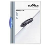 Portadocumenti Durable Swingclip Azzurro Trasparente A4 NEW