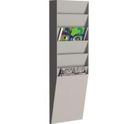Portadepliant wall organizers - a 6 tasche A4 verticali - 23,6 x 8,3 x 71,2 cm -