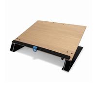 R-Go Tools RGORIDOOW Porta Documenti Alluminio Quercia Nero Marrone Cartelletta