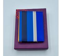 Portadocumenti Gallo 100% Pelle Banconote Porta Tessere Credit Card Royal - Egeo
