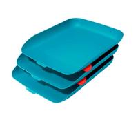 Portadocumenti Leitz Cosy 3 livelli A4 Blu