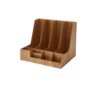 Portadocumenti Organizzatore di file da scrivania con scomparti verticali multifunzionali for carta, riviste e letteratura Scrivania(Natural)
