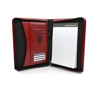 Portadocumenti Organizzatore Portfolio A5 Dynamic Classic - REF.74546- con chiusura a cerniera, blocco e scomparti interni multipli by Office Box (Bordeaux Classic)