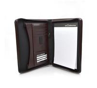 Portadocumenti Organizzatore Portfolio A5 Dynamic Classic- REF.74576- con chiusura a cerniera, blocco e scomparti interni multipli by Office Box (marrone Classic)