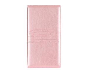 Portadocumenti per auto - Organizer per documenti premium, custodia per vano portaoggetti, portafoglio per documenti del veicolo | Custodia compatta per carte con tasche trasparenti p, rosa, Consulte