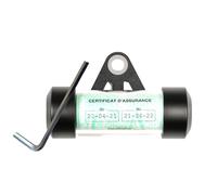 Portadocumenti Per Moto ✯GARANZIA✯ Portaattrezzatura Autoadesivo Accessorio per Moto,Scooter,Ciclomotore,Quad Protezione Cartacea Per Assicurazione Moto Tubo Impermeabile Alluminio Rotondo Nero Opaco