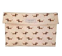 Portadocumenti per neonati per libretto sanitario - Regalo neonato neonato bambino o ragazza - Porta documenti per neonati per borsa trolley (cani salsiccia)