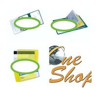 Portadocumenti Porta carte di credito 3 spazi in PVC + porta bancomat 6 spazi in PVC + porta tessera sanitaria patente in plastica rigida colori misti