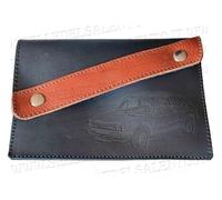 Portadocumenti porta libretto vera pelle compatibile con Fiat 127 Artigianale
