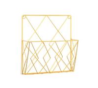 portadocumenti Portariviste e giornali da parete, scaffale for libri appendere alla Vassoi per lettere(Gold)