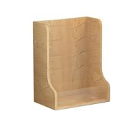 Portadocumenti Portariviste verticale da scrivania a 5 tasche for accessori da ufficio e cancelleria(Natural)