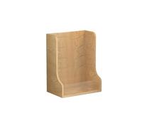 Portadocumenti Portariviste verticale da scrivania a 5 tasche for accessori ufficio e cancelleria Scrivania(Natural)