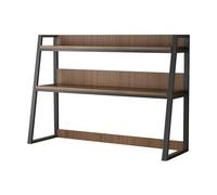 Portadocumenti Scrivania - Libreria Da Tavolo Per Scrivania Del Computer, Scaffale Per Libri Da Appoggio Multiuso A 2 Livelli, Scaffale Per Organizer Per Forniture Per Ufficio ( Color : A , Size : 55*