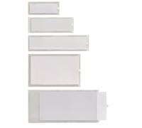 Portaetichette adesive Sei Rota IesTI A2 32x88 mm - trasparente - confezione ris