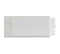 Sei 321113 Porta Etichetta Autoadesive Transparenti, 10 pz