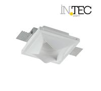 portafaretto da incasso in gesso a scomparsa a forma di stella