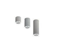 PORTAFARETTO DA SOFFITTO CILINDRO IN GESSO BIANCO VERNICIABILE MISURE ALTEZZA 7-