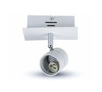Portafaretto Da Soffitto Esterno Per 1 Testa Lampada Led GU10 Orientabile Colore