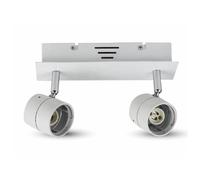PORTALAMPADA SPOT INCASSO BRACCETTO BIANCO 2XGU10 VT-789-LED3618 V-TAC
