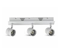 V-TAC VT-789 3619 Portafaretto LED a Superficie Braccio 3xGU10 bianco