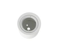 Portafaretto Da Soffitto Rotondo In Gesso Verniciabile Per Lampade GU10 Con Anel
