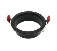 Portafaretto fisso per faretto Cobfix 10W da incasso diametro 84mm nero Rotondo 1 posto M LEDME