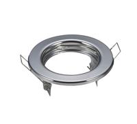 Portafaretto GU10 / MR16 da incasso 80mm Cromato Rotondo Confezione 2pz Aigostar