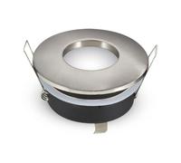 V-TAC Portafaretto LED da Incasso Rotondo GU10 e GU5.3 (MR16) Colore Grigio Satinato IP54