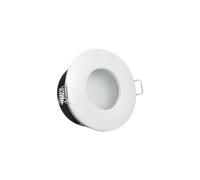 Portafaretto IP65 Tondo da Incasso per GU10 Foro Ø70mm Bianco