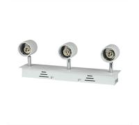 Portafaretto Orientabile da Incasso Tracklight per 3 Lampadine Gu10