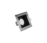 Portafaretto Quadrato da Incasso GU10 Foro 90x90mm Orientabile