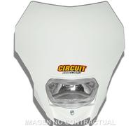 Portafaro Circuito Bagus Bianco-Bianco Per Moto Ricambi Accessori
