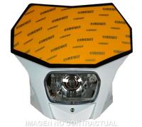 Portafaro Circuito Bagus Bianco-Nero Per Moto Ricambi Accessori Parti