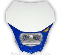 Portafaro Circuito Bagus Blu-Bianco Per Moto Ricambi Accessori