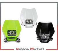 Portafaro Motocross UFO PLAST "Ghibli" halogen 12V 60 / 55W (omologato ) Bianco